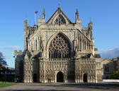 Exeter cathedral front-door