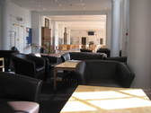The business school lounge