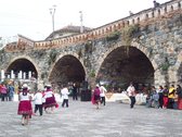 Baile de indígenas en Cuenca