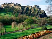 Princes Street Gardens and Edinburgh Castle