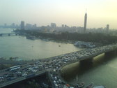 cairo tower and 6 th october bridge