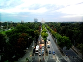 North view from the top of the Arch of Triumph, Bucharest