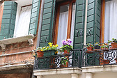 A balcony in Venice