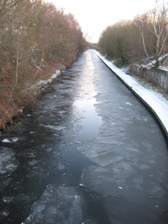 The frozen river