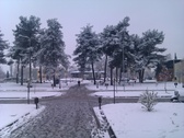 Snow in Technological Education Institute of Serres