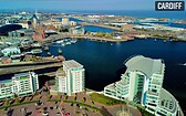 Cardiff Drone Shot