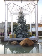 Christmas lights in Laval