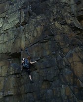 Climbing trip in an old mining hole near Leipzig