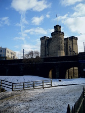 Castle Keep en downtown Newcastle