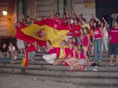 Celebrando la Eurocopa, junio &#39;08- Piazza Bellini