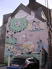 façade en bande dessinée