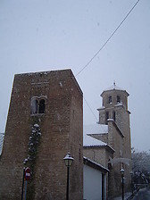 La Magdalena nevada