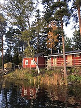 Lake & sauna in Finland (Turku)