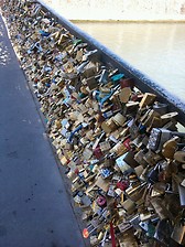 Los candados del amor. Notre Dame