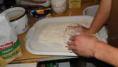 Making paste for some Polish food