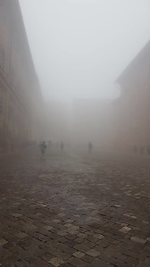 Niebla en Urbino.