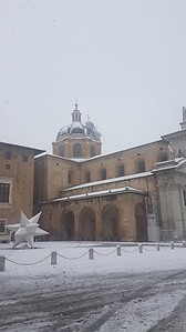 Nieve en Urbino.