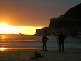 Pescadores al atardecer