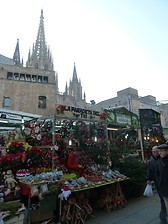 Plaza de la Seu (Fira de Santa Llucia)