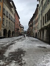 Snow in Annecy