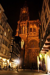 Strasbourg Cathedral at Night