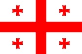 The Flag of the Republic of Georgia (Sakartvelo)