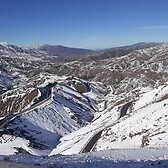 The high atlas mountains 