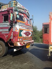 one of the traditional truck in India