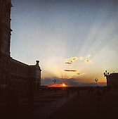 Tramonto al Palacio Real