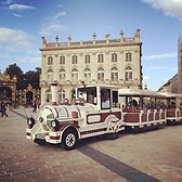 Tren en la plaza Stanislas