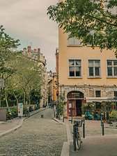 Uliczka w Lyonie