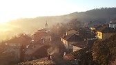Um por-do-sol em Veliko Tarnovo