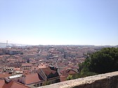 Uma vista do Castelo de São Jorge