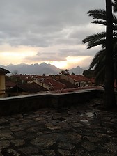 view over the historic district