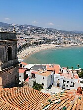 View of Peñíscola (Spain) during my internship
