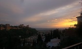Vista di Granada al tramonto