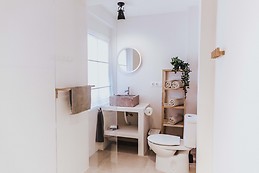 Bedroom in stylish apartment walking distance from center