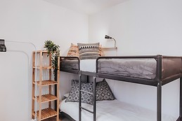 Bedroom in stylish apartment walking distance from center