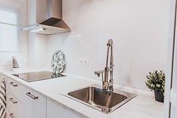 Bedroom in stylish apartment walking distance from center