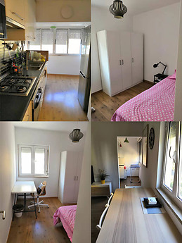1 bedroom in an apartment with plenty of light - close to metro 