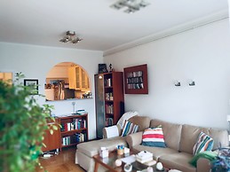 Charming 56m2 apartment in Budapest's 2nd district with balcony, stunning view over Buda hills, and nearby forest