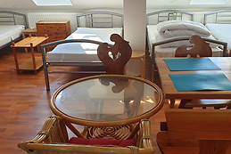 Bed in shared room in Student House in Prague 4