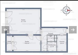 2 bedrooms flat XIV District