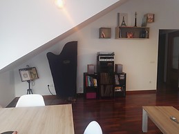 Double bedroom in cossy attic