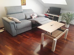 Double bedroom in cossy attic