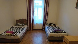 Sunny room in a 3 - bedroom apartment located at Pricna street - a few steps from Charles Square park