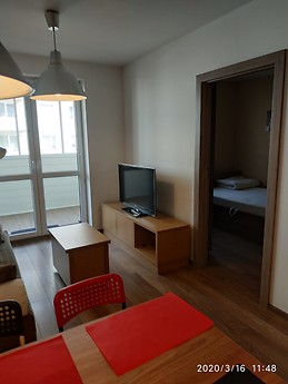A comfortable studio, fully furnished with parking lot undergrou