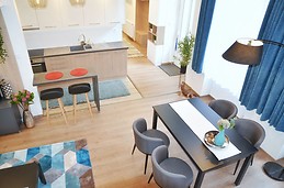 Andrassy street 65m2 + 10m2(loft) completely renovated apartment