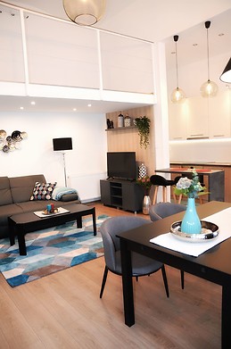 Andrassy street 65m2 + 10m2(loft) completely renovated apartment