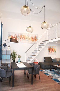 Andrassy street 65m2 + 10m2(loft) completely renovated apartment